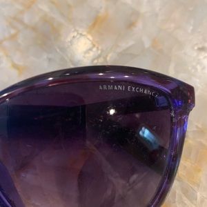 Armani Exchange Accessories - Royal purple Armani Exchange big sunglasses Armani Exchange Accessories - Royal purple Armani Exchange big sunglasses